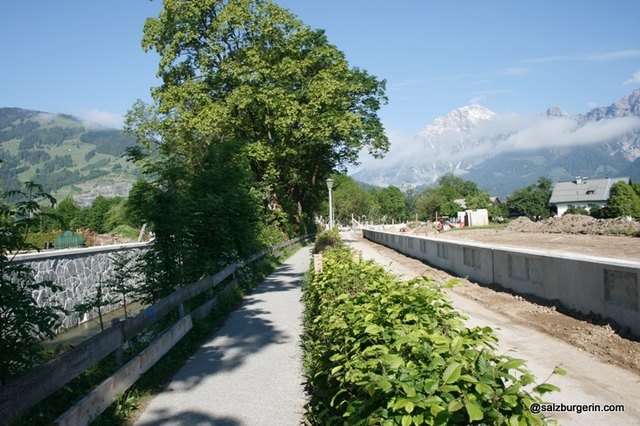 Aufwändige Urslauverbauung in Saalfelden