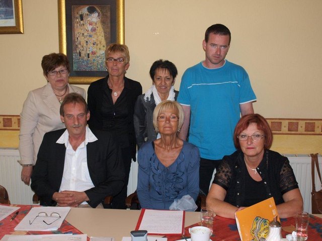 KOBV-Bezirksobmann David Günter, Obfrau Renate Pintz, Obfrau Stellvertreterin Gabriele Furch , Elisabeth Bohatschek, Roswitha Benedik, Stefanie Dravec, Mario Pausz. | Foto: privat