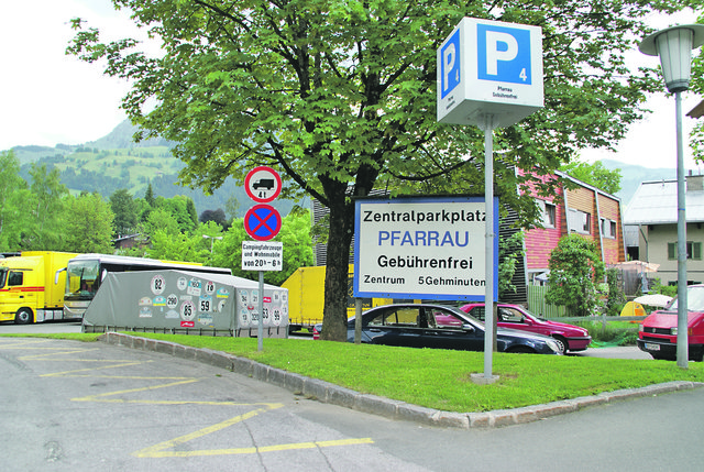 Mit ganztägigem Gratis-Parken am Pfarrauparkplatz ist nun Schluss.