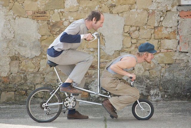 Radlsalon Mowetz: skurrile Fahrräder zum Ausprobieren. | Foto: Nadja Meister