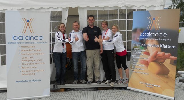 Das Team der „Physiotherapie Balance“ verwöhnte die Teilnehmer beim heurigen Triathlon-Wochenende in Kitzbühel wieder mit kostenlosen Massagen