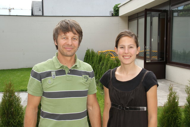 Klopfen derzeit an die Vereinstüren: Werner Steiner von der Sportunion Tirol und Kerstin Rößler vom Integrationszentrum Tirol.