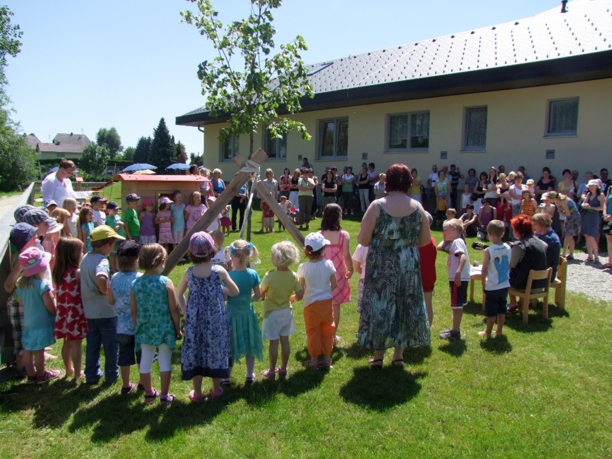 Neuer Spielplatz für den Kindergarten in Fischbach - Weiz