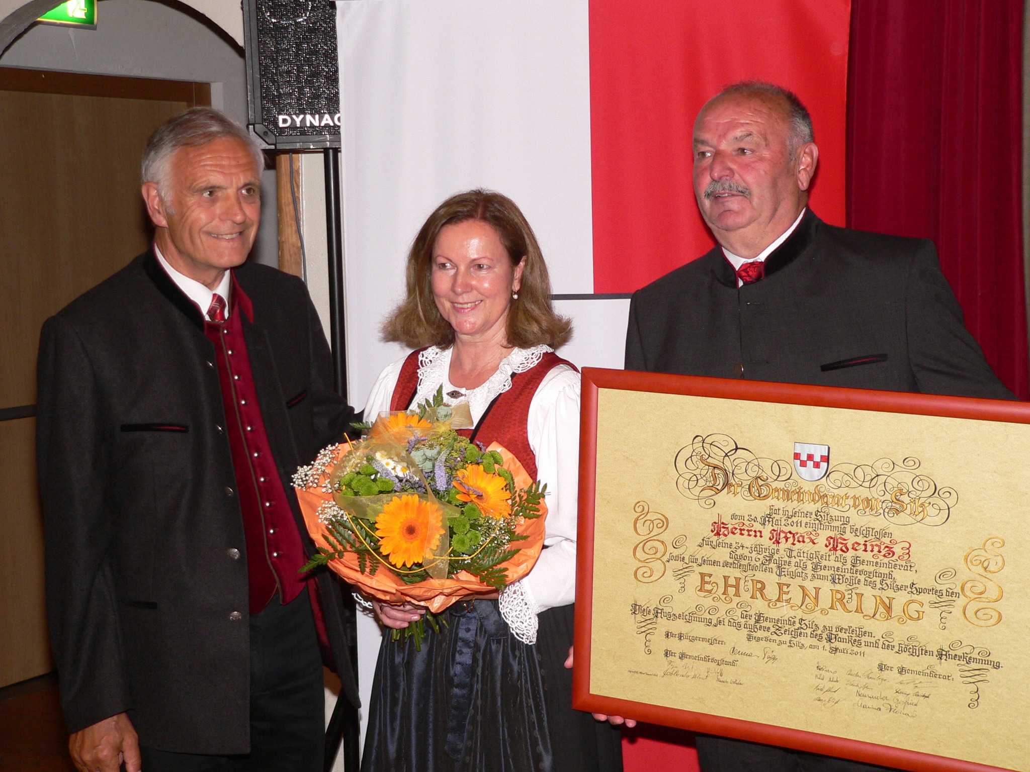 Max Heinz neuer Ehrenringträger Imst