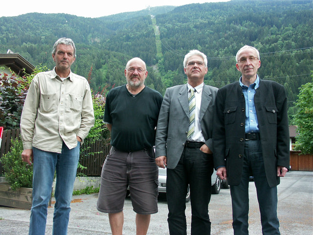 Die neuen Venet-Vorstände Manfred Jenewein, Hansjörg Unterhuber, Siegmund Geiger und Herbert Mayer (v. l.) sind nicht zu beneiden.