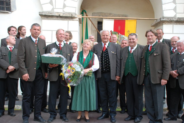 Jakob Feichter, Heinz Diessner, Heidi Diessner, Mag. Obmann, Karl Pöcher und Bürgermeister Franz Pirolt