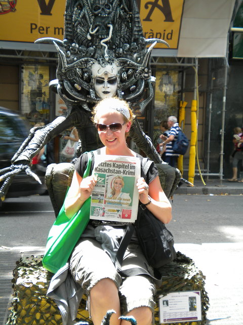 bz-Leserin Sandra Kitting in Barcelona