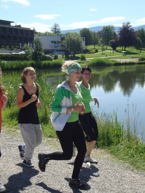 Der idyllische Ritzensee bildete die Kulisse für den HBLW-Charitylauf 2011. 
Foto: Kalss