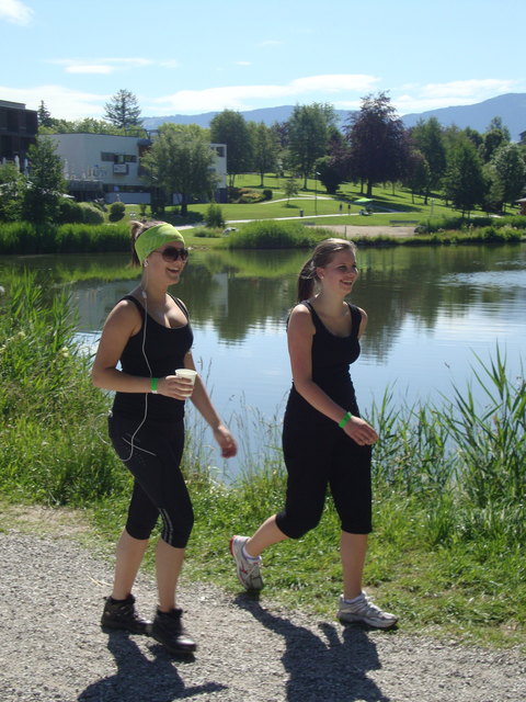 Der idyllische Ritzensee bildete die Kulisse für den HBLW-Charitylauf 2011. 
Foto: Kalss