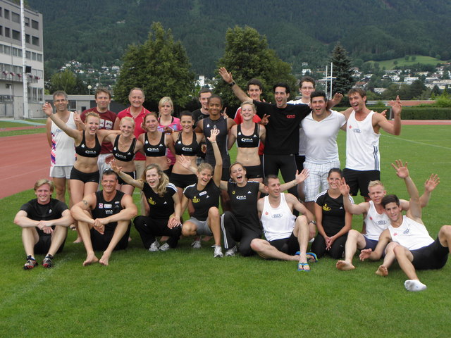 Alle Salzburger Top-Athleten, bis auf Ryan Moseley und Lukas Reiter (beide verletzt), waren in Innsbruck am Start. | Foto: USLA