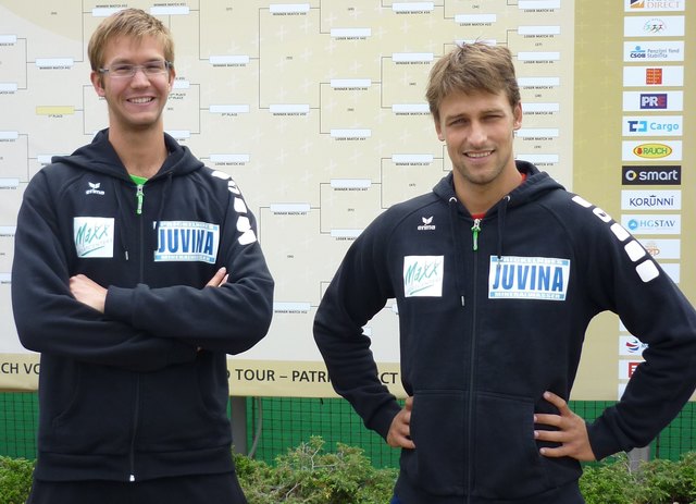 Weltrekordler Tobias Koraimann (li.) mit Partner Thomas Kunert