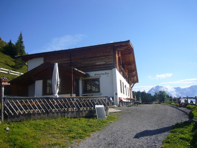 Idyllische Alm: Simmering