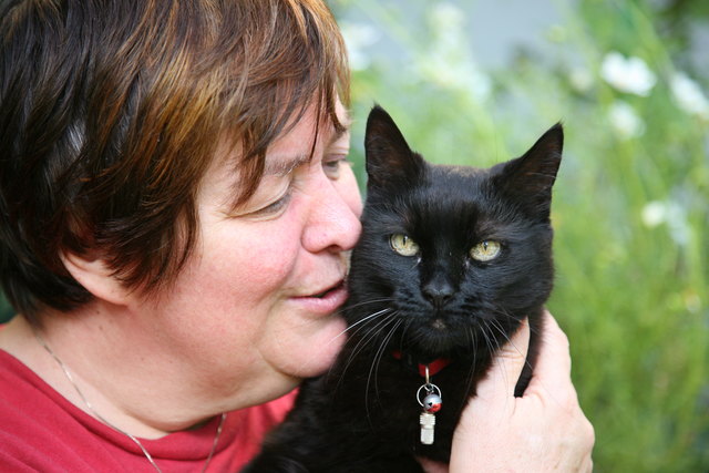 Christine Bergmann mit ihrer Mimi. | Foto: Wilfried Bergmann