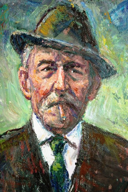 Selbstportrait von Ludwig Neuhauser