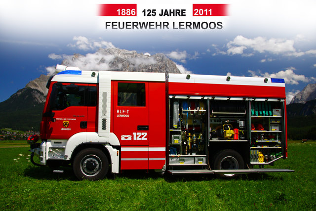 125 Jahre Feuerwehr Lermoos (Dorffest) mit Blaulichtbar!  12.-14.August