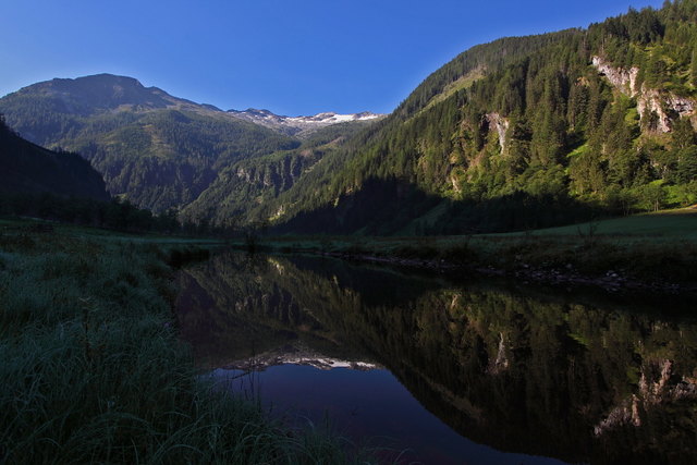 Talschluss von Hüttschlag mit Blick zum Keeskogel (2.884 m)