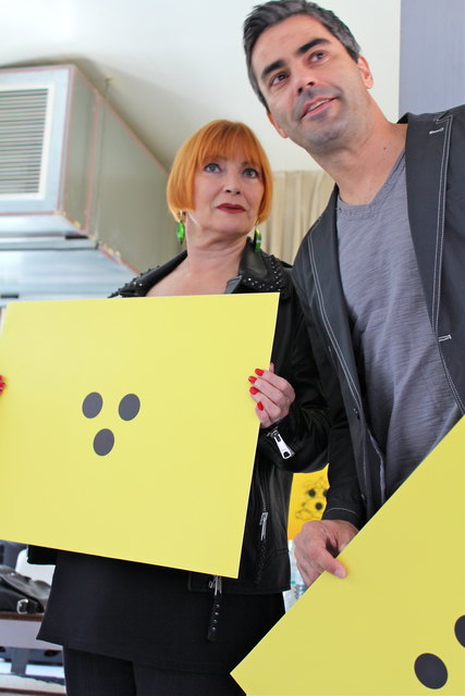 Für den guten Zweck immer dabei: Chris Lohner und Roman Rafreider.