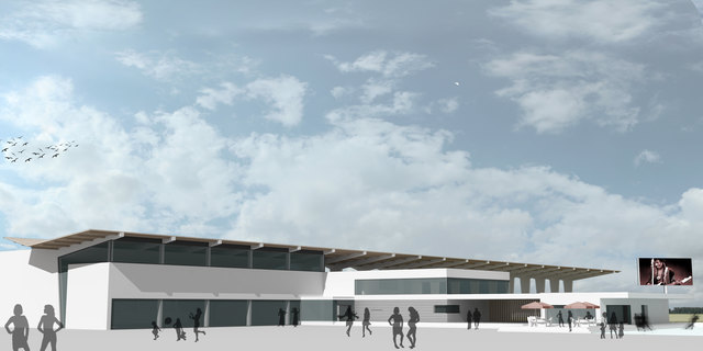 Der Plan der neuen Sportanlage in Gänserndorf Süd. | Foto: Architekturbüro Deubner