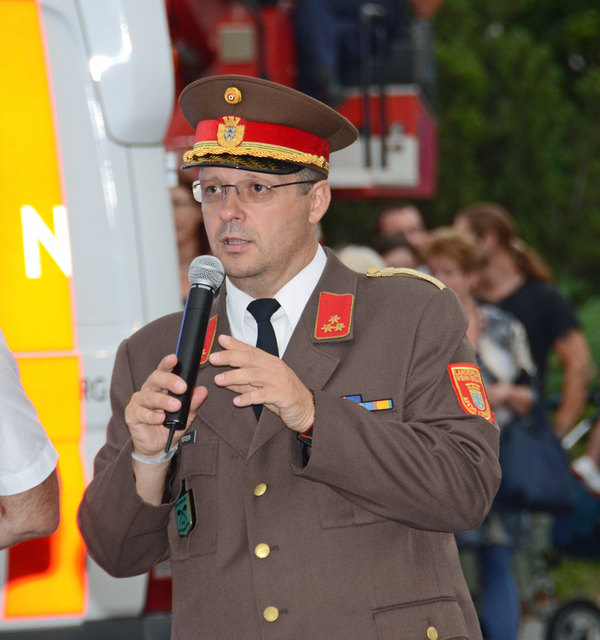 Feuerwehrkommandant von Korneuburg Martin Schuster