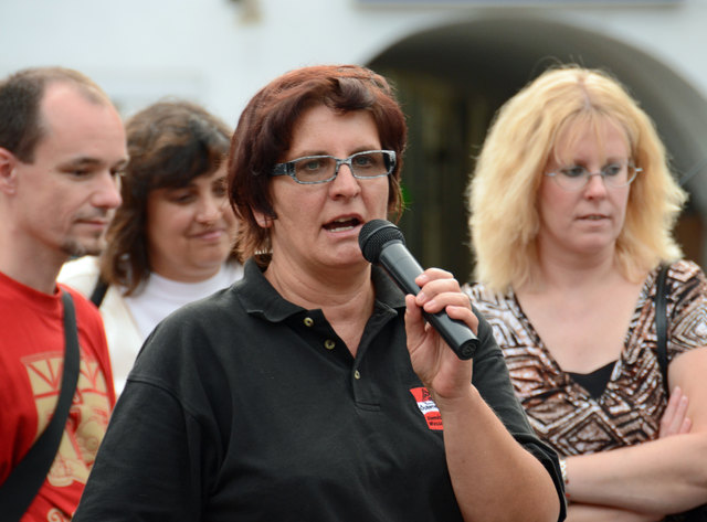 Vorführungen der Rettungshundebrigade und der Hundewasserrettung bei der langen Einkaufsnacht in Korneuburg