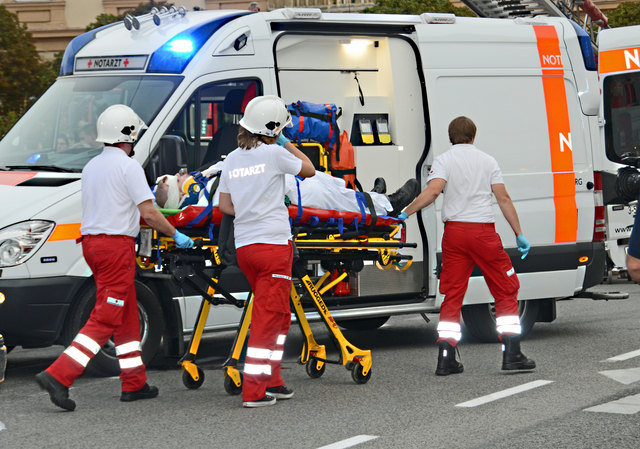 Einsatzübung bei der langen Einkaufsnacht in Korneuburg