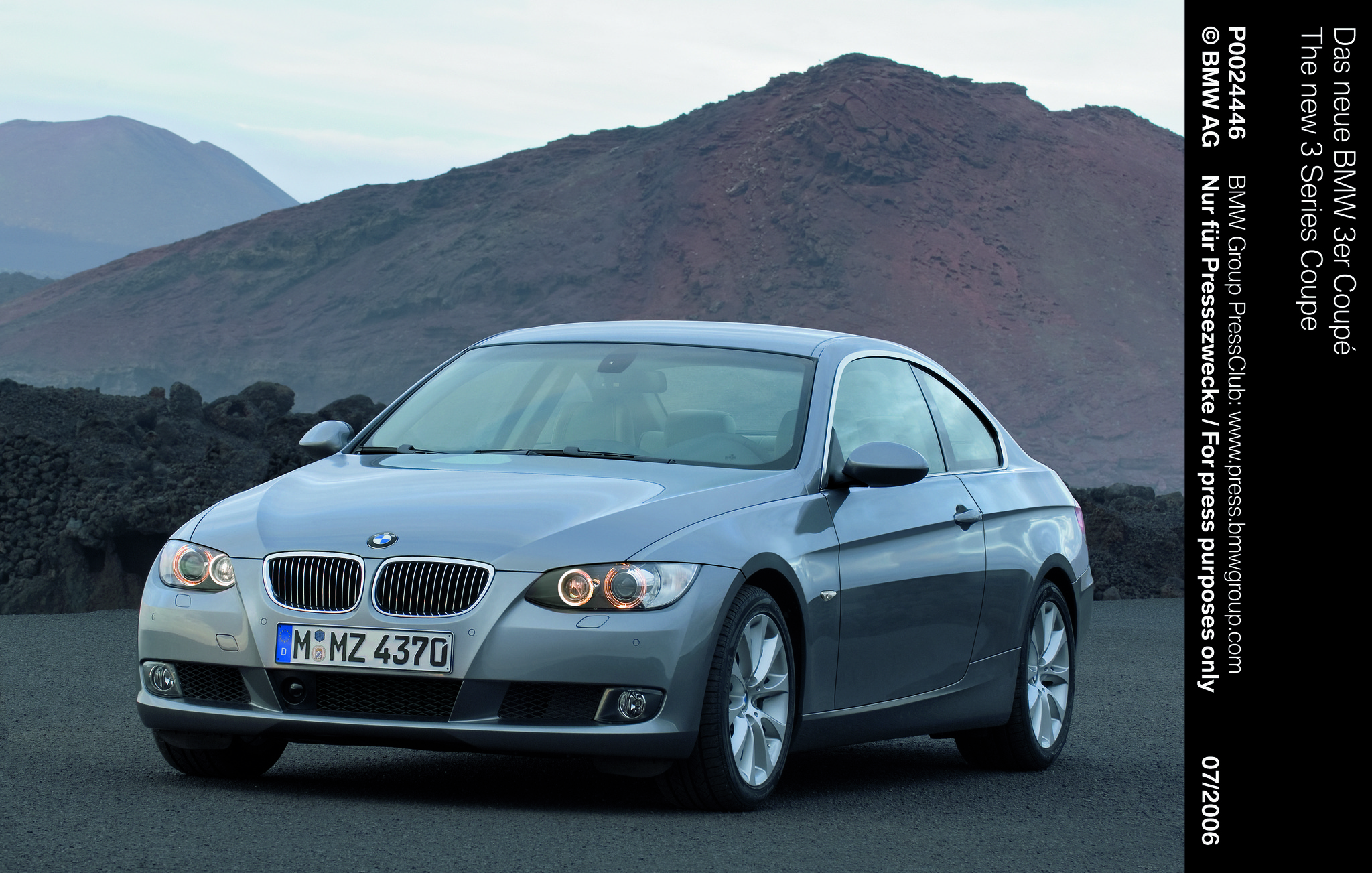 Elegantes Bmw 3er Coupe Fotosnull