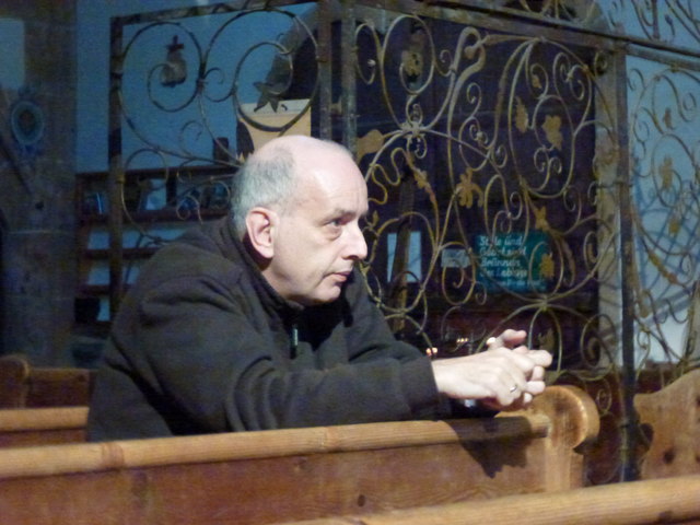 Komponist Graham Lack sichtlich erfreut