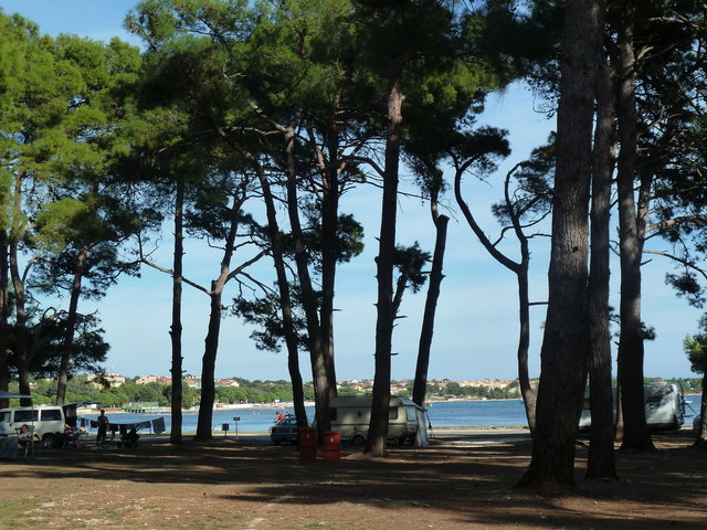 der Campingplatz in Medulin