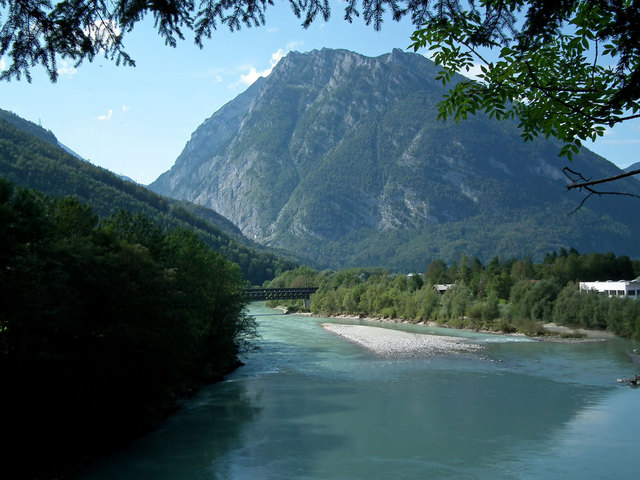 Salzach mit Kleinem Göll