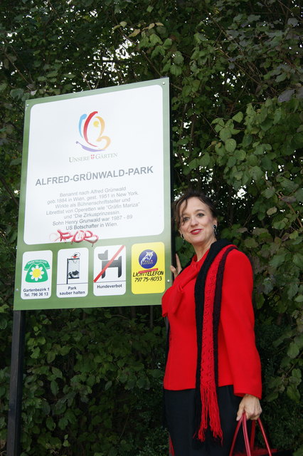 Regina Hofer und ihre Mitstreiter setzten sich vor über 30 Jahren für den Alfred-Grünwald-Park ein.