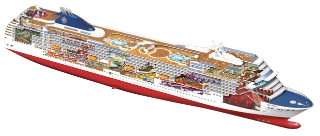 Decksplan der MSC Musica