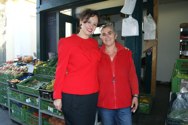 Dimitra Berber ist eine Lieblingsstandlerin von Regina Hofer am Naschmarkt.