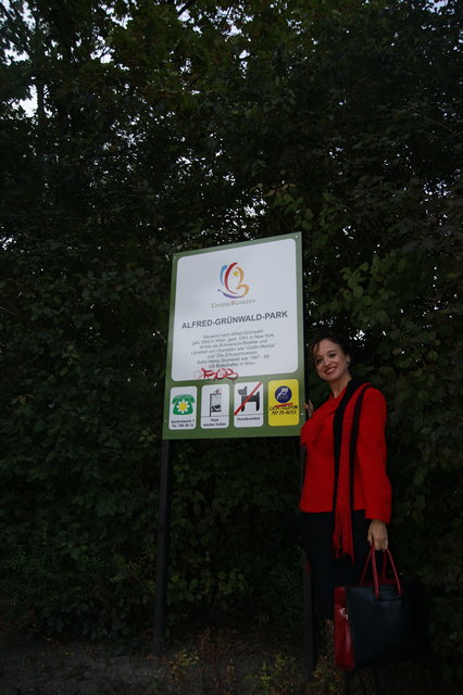 Regina Hofer und ihre Mitstreiter setzten sich vor über 30 Jahren für den Alfred-Grünwald-Park ein.