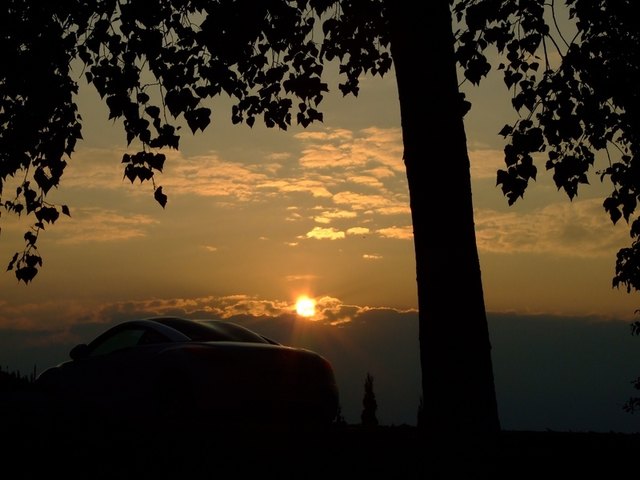 Abendstimmung auf der Laßnitzhöhe.