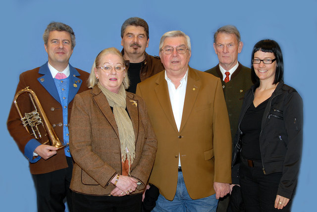 vlnr: Kpm.Markus Wolterstorfer, Christine Kadlec, Georg Ragyoczy, Otto Novacek, Franz Vormaurer und Astrid Wessely | Foto: Gerhard Glazmaier