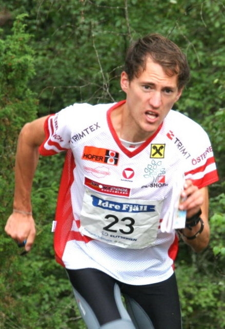 Gernot Kerschbaumer lief erstmals aufs Weltcup-Podium