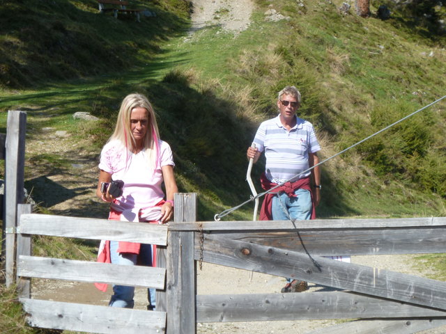 ...endlich haben es Caro und Martin geschafft und kehren auf ne Jause zu mir ins Hochtristenhaus ein....