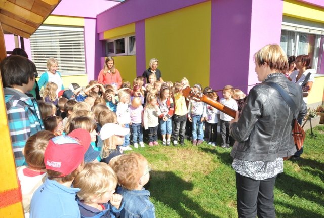 Eröffnung Spielanlage Kindergarten und Volksschule Maßweg in Spielberg