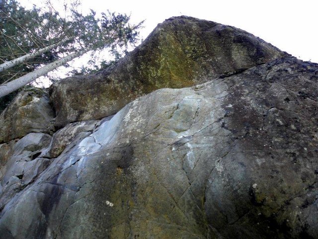 Grünschieferfelsen