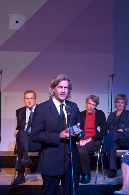 Wolfgang Pichler mit der DME Trophy