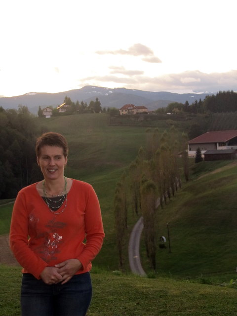 Ein wunderbarer Mensch in wunderschöner Landschaft, unsere Johanna