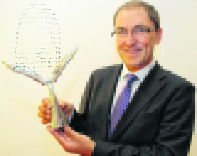 In Gold, Silber und Bronze winkt der „creos“ den Kreativsten, verspricht Volkmar Fussi