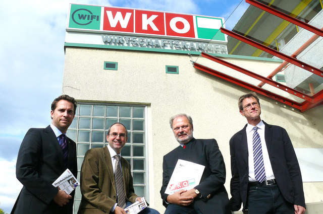 V. li.: Johannes Absenger, Andreas Schlemmer, Hans Lampl und Gerfried Weyringer.