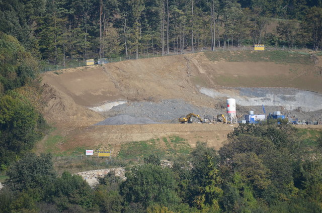 Geologen arbeiten nun an der Stabilisierung des Hanges an der A1-Westautobahn. Foto: Privat
