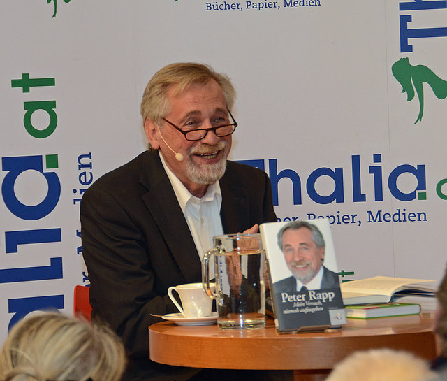 Peter Rapp präsentierte sein neues Buch in der Thalia-Filiale in Wien Landstraße