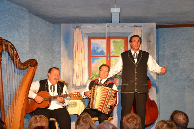 Die „Huangartler“ sorgten mit Musik und Gesang für ein gemütliches Beisammensein.