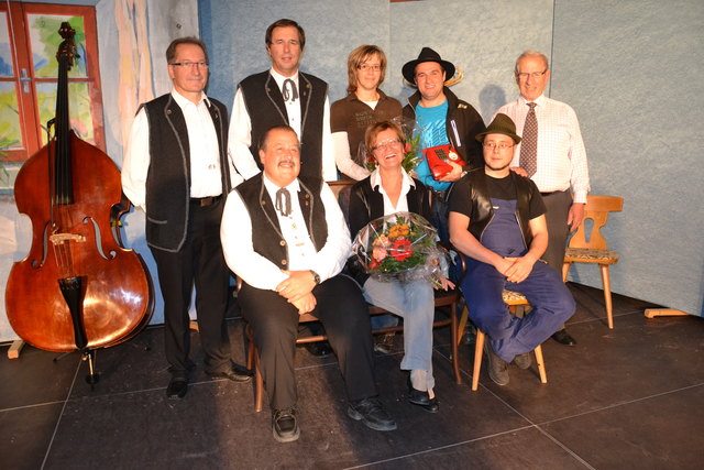 Maik Baumgartner, Nikolaus Köll, Claudia Maier, Wolfgang Unterkircher und Herbert Gitterle (hintere Reihe von links). Martin Raggl, Priska Graber und Clemens Wille (vordere Reihe von links). | Foto: Hitthaler Andreas
