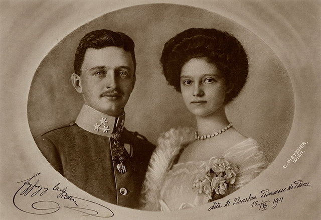 Kaiser Karl und Kaiserin Zita | Foto: http://www.beatification-imperatrice-zita.org/pages/deutsch/biographie/verlobung-und-hochzeit-1910-1916.php