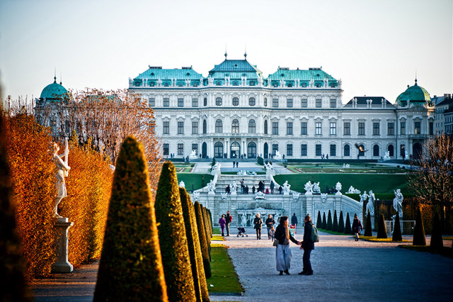 Belvedere im Herbst