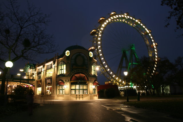 Wiener Prater - Abendstimmung